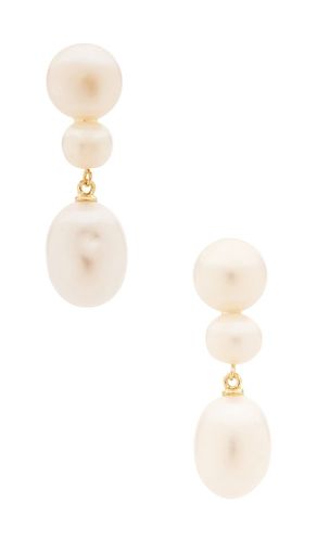 Bianca drop earring in color ivory size all - SHASHI - Modalova