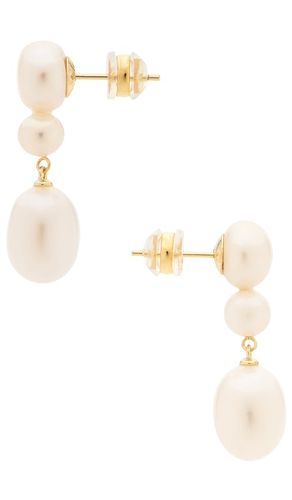 Bianca drop earring in color ivory size all - SHASHI - Modalova