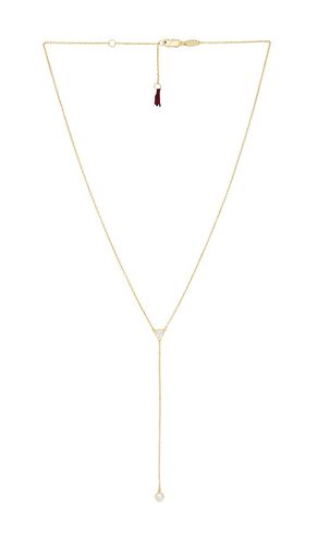Solitaire Lariat Necklace in - SHASHI - Modalova