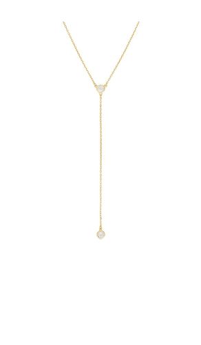 Solitaire Lariat Necklace in - SHASHI - Modalova