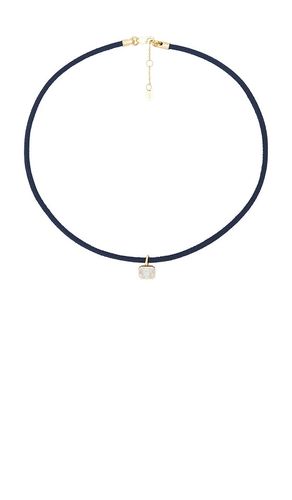 SHASHI Lasso Silk Necklace in Blue - SHASHI - Modalova