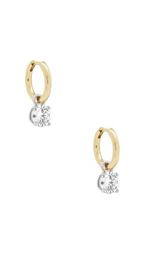 Roux huggie earring in color metallic size all - SHASHI - Modalova