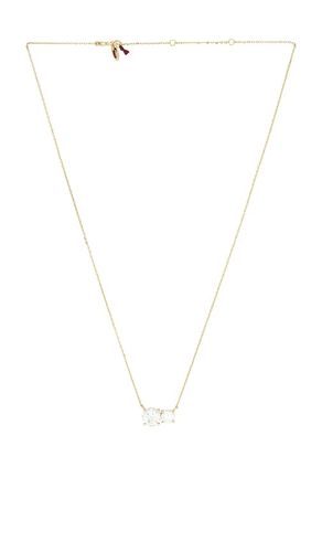 Double Solitaire Necklace in - SHASHI - Modalova
