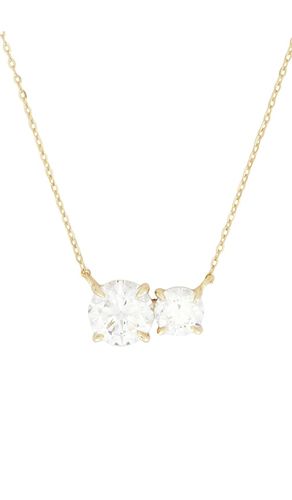 Double Solitaire Necklace in - SHASHI - Modalova