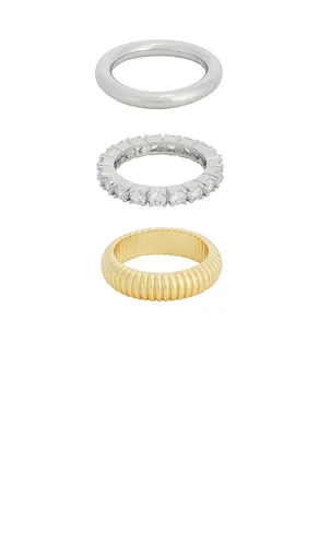 Roux Ring Set in ,. Taglia 5. Also in 6, 7, 8 - SHASHI - Modalova