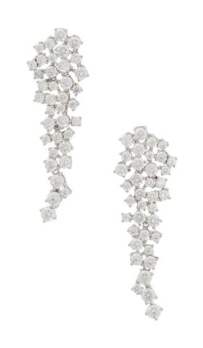 Argent Pave Earring in - SHASHI - Modalova