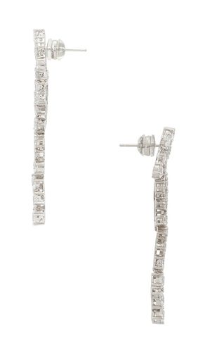 Argent Pave Earring in - SHASHI - Modalova