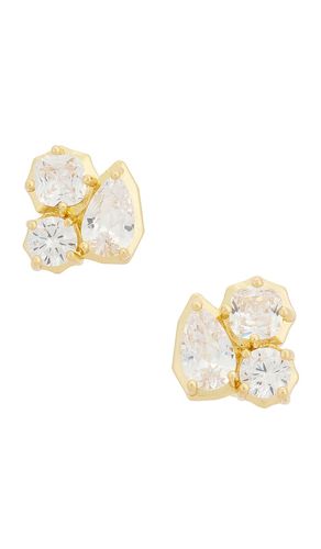 Georgian Cut Stud Earring in - SHASHI - Modalova