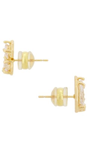Georgian cut stud earring in color metallic size all - SHASHI - Modalova