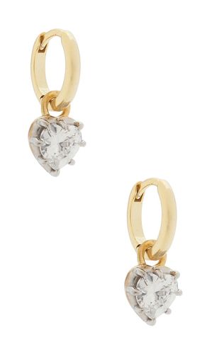 Heart Georgian Cut Earring in - SHASHI - Modalova