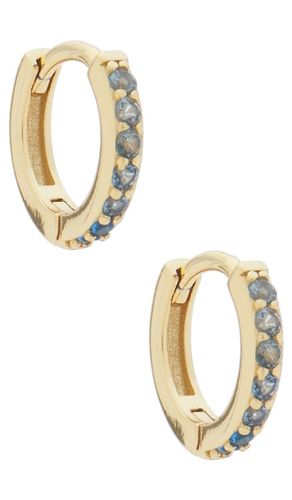 Micro Teeny Tiny Pave Huggie in - SHASHI - Modalova