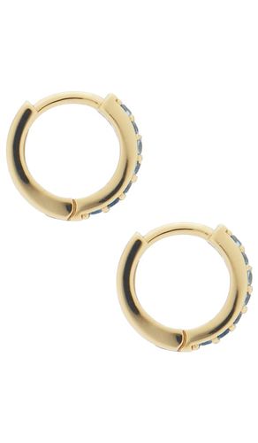 Micro Teeny Tiny Pave Huggie in - SHASHI - Modalova