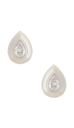 Carson stud earrings in color metallic size all - SHASHI - Modalova