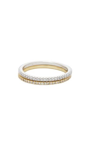 Micro Teeny Tiny Tennis Ring in . Size 7. Also in 8 - SHASHI - Modalova