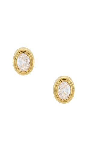 Reagan stud earrings in color metallic size all - SHASHI - Modalova