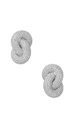 Le Deux Pave Earring in - SHASHI - Modalova