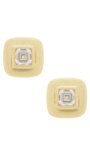 Reagan Square Studs in - SHASHI - Modalova