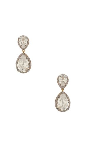 Pear Georgian Cut Earring in - SHASHI - Modalova