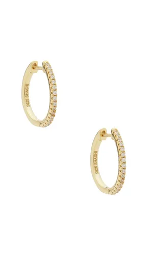 Pendientes de aro daily en color oro metálico talla all - SHASHI - Modalova