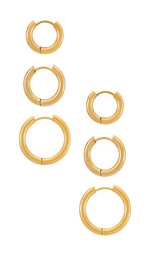 Triples Hoop Set of 3 in - SHASHI - Modalova