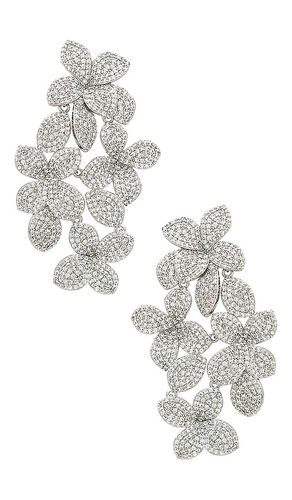 Alyssa drop earrings in color metallic size all - SHASHI - Modalova