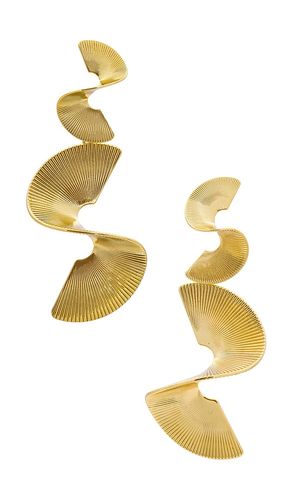 Drop earring in color metallic size all - SHASHI - Modalova