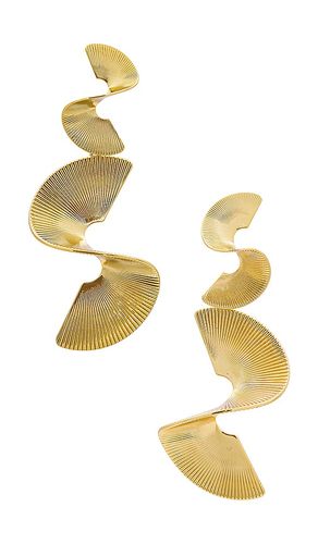 Pendientes de lágrima 1974 en color oro metálico talla all en - Metallic Gold. Talla all - SHASHI - Modalova