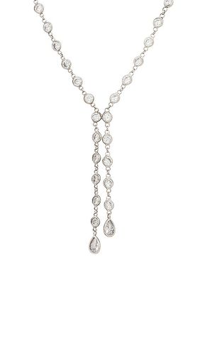 Bezel Lariat Necklace in - SHASHI - Modalova