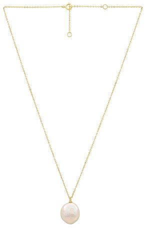 Collar con colgante de perlas en color oro metálico talla all en - Metallic Gold. Talla all - SHASHI - Modalova