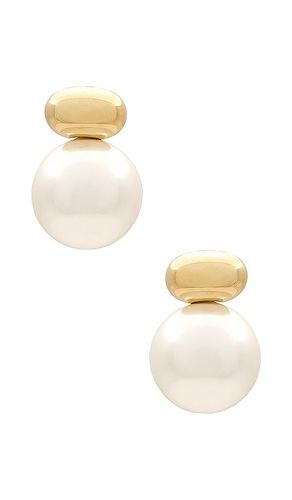 Pendientes perlas empress en color oro metálico talla all en - Metallic Gold. Talla all - SHASHI - Modalova