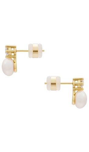 Bliss stud earrings in color metallic size all - SHASHI - Modalova