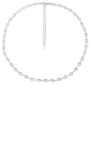Collar bezel diamond tennis en color metálico talla all en - Metallic Silver. Talla all - SHASHI - Modalova