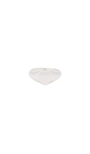 Heart Signet Ring in . Size 8 - SHASHI - Modalova