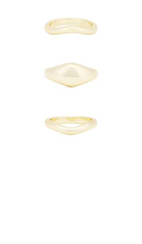 Delphine Ring in Metallic . - size 5 (also in 6, 7, 8) - SHASHI - Modalova