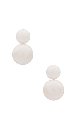 Bianca earring in color ivory size all - SHASHI - Modalova