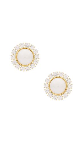 OHRRING PEARL DOME PAVE in - SHASHI - Modalova