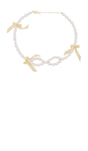 Collar bow pearl en color ivory talla all en - Ivory. Talla all - SHASHI - Modalova