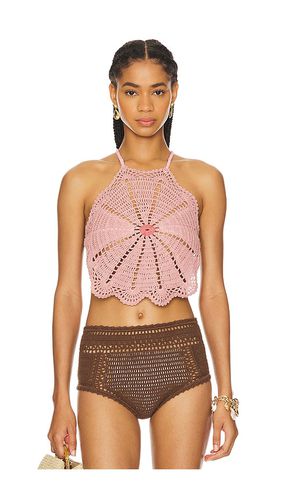 Sunflower Halter Top in Pink. - size M (also in L, S, XL, XS) - SHE MADE ME - Modalova