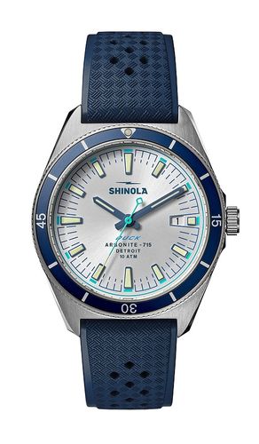 Duck 40mm watch in color blue size all - Shinola - Modalova