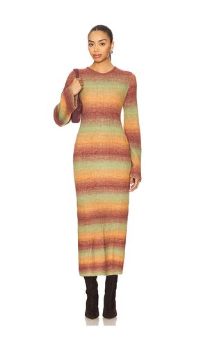 Axon Knit Dress in Orange,Burgundy. - size M (also in S, XL, XS) - SIMONMILLER - Modalova