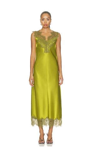 Bea Satin Lace Midi Dress in . Size L. Also in M, S - SIMONMILLER - Modalova