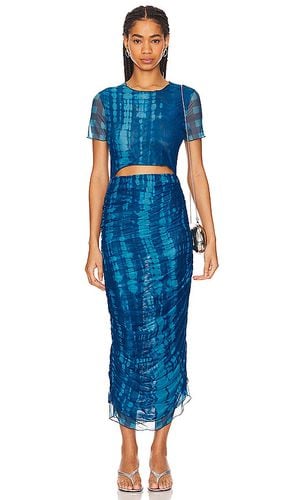 Leo Mesh Dress in Blue. - size L (also in S) - Simon Miller - Modalova