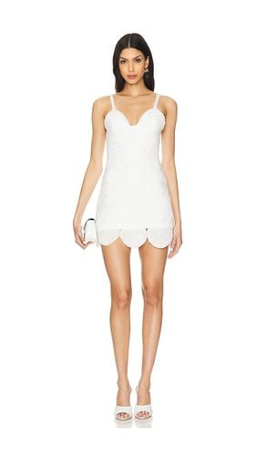 Beep Beep Mini Dress in White. - size L (also in M, S, XL) - Simon Miller - Modalova