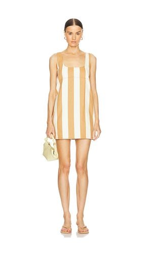 Sahara Striped Denim Dress in Tan. - size M (also in XL) - Simon Miller - Modalova