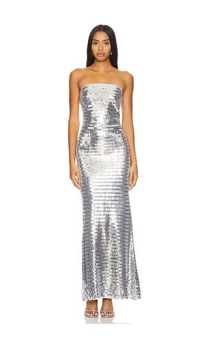 Sculpty Strapless Sequin Dress in Metallic Silver. - size 0 (also in 10, 12, 2, 4, 6) - SIMONMILLER - Modalova