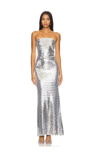 Sculpty Strapless Sequin Dress in Metallic Silver. - size 2 (also in 8) - SIMONMILLER - Modalova