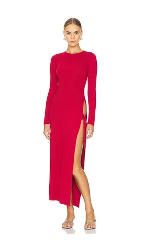 Junjo Long Sleeve Knit Dress in Red. - size L (also in M) - SIMONMILLER - Modalova