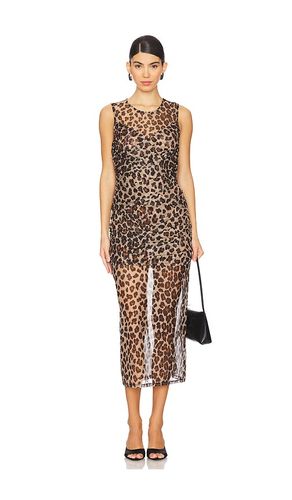 Kinny Mesh Dress in Brown. - size L (also in XS) - SIMONMILLER - Modalova