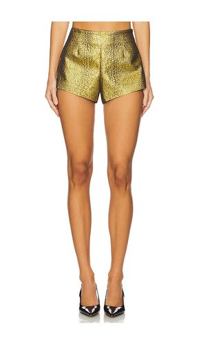 Fleur Metalllic Shorts in Metallic Gold. - size 0 (also in 2, 8) - SIMONMILLER - Modalova