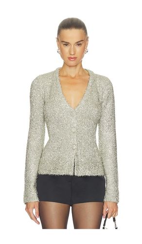 Briar Tinsel Knit Cardigan in . Size L. Also in M, S, XS - SIMONMILLER - Modalova